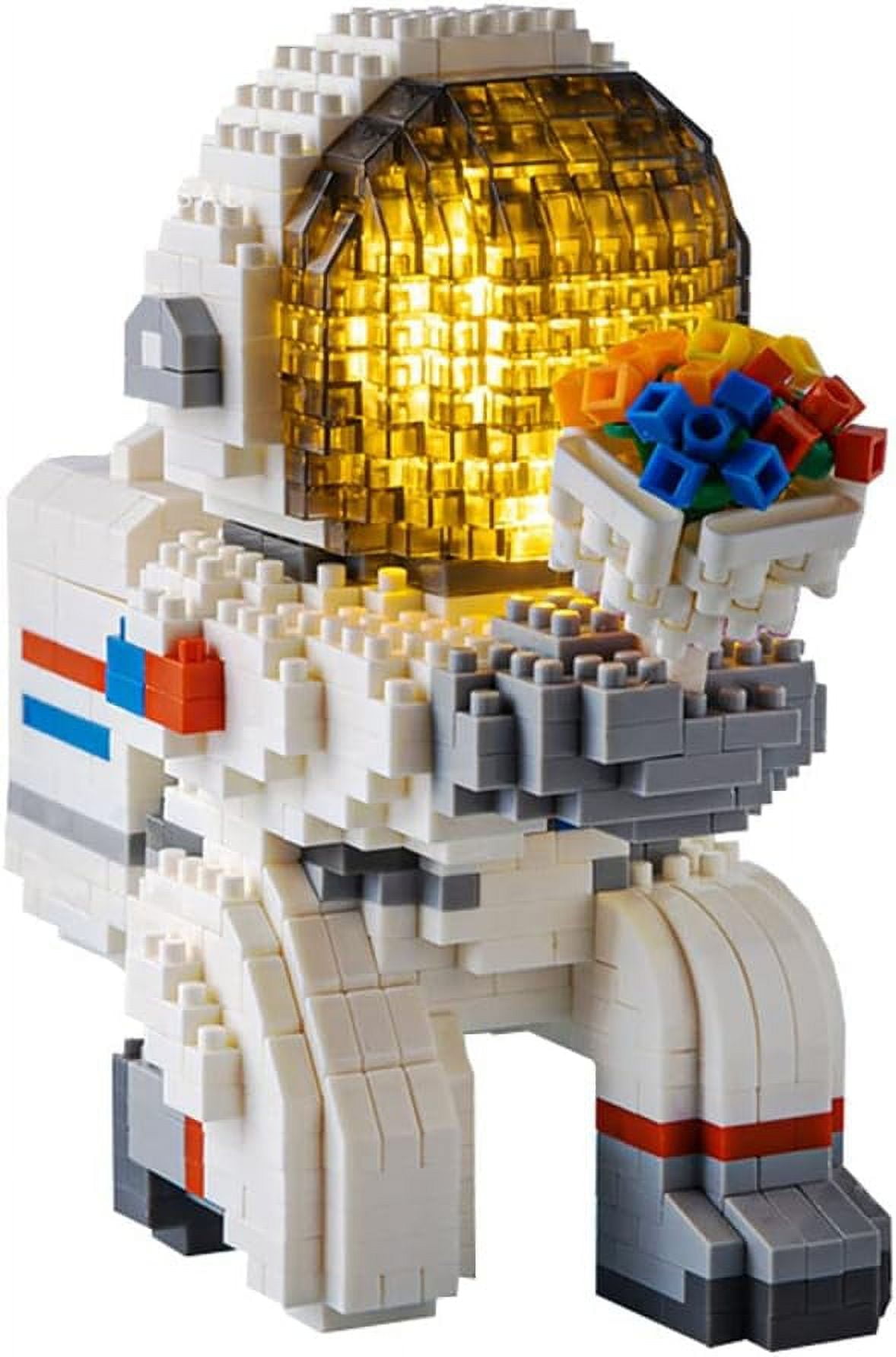 Astronaut Building Blocks Kits: eirix Universe Exploring Space Micro Blocks Toys, Spaceman Mini Blocks Set, STEM Building Nano DIY Bricks Model Easter