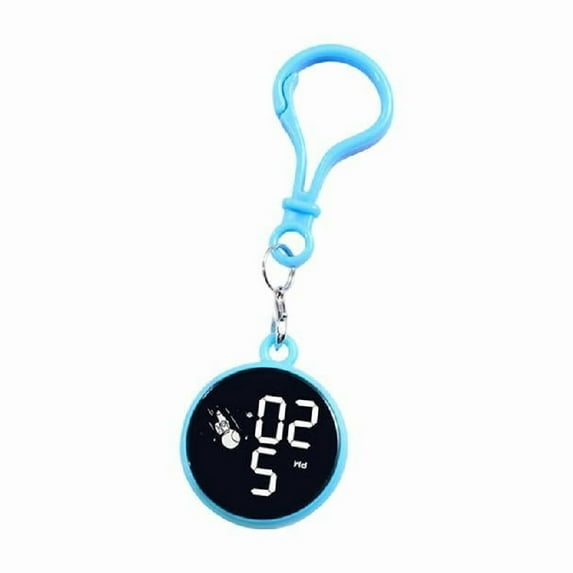 LED Backlight Digital Watch Electronic Hanging Watch Pocket Watch for Bag