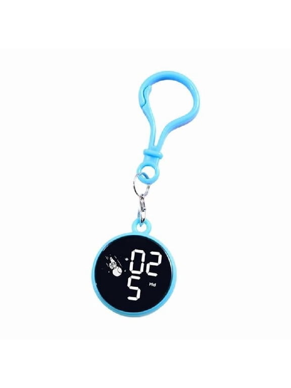 LED Backlight Digital Watch Electronic Hanging Watch Pocket Watch for Bag