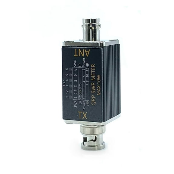 LED Backlight Power Meter Field Testing DIY Radio Projects PCB And Metal Construction Portable SWR Meter For Amateur Radio