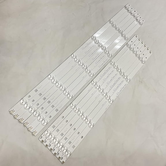 LED Backlight Strips(12pcs) 55D3000/D2000 LB55061 KHP200682A KHP2O0682A KHP200681A KHP2O0681A KHP200638A KHP200639A For Hitachi LE55A6R9 LE55A6R9A LU55V809
