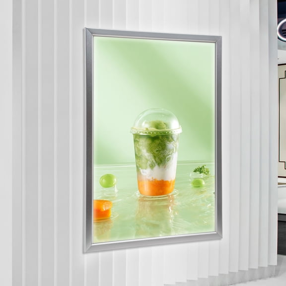 LED Backlit Movie Poster Art Picture Frame Light Box Advertising Display