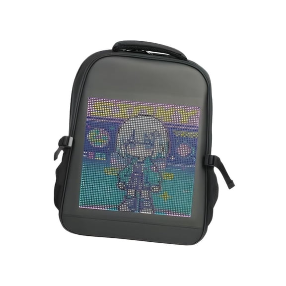 LED Backpacks with Programmable Screen,Laptop Backpacks DIY Travel Daypack Motorcycle Backpacks Gift for Men or Womens