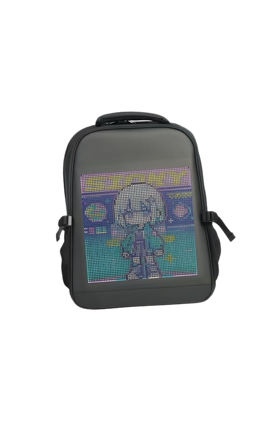 LED Backpacks with Programmable Screen,Laptop Backpacks Diys Travel Daypack Motorcycle Backpack for Men or Womens