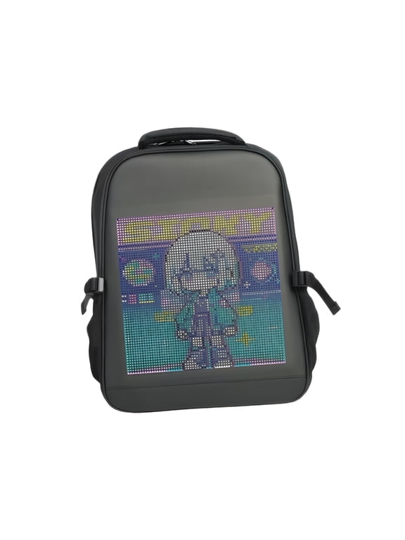 LED Backpacks with Programmable Screen,Laptop Backpacks Diys Travel Daypack Motorcycle Backpack for Men or Womens