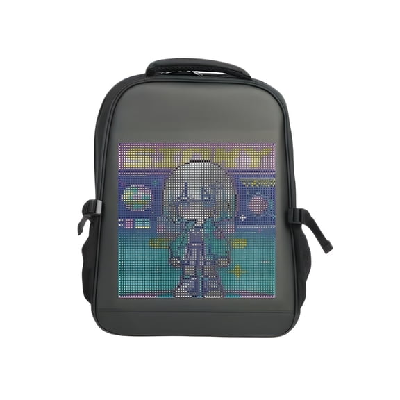 LED Backpacks with Programmable Screen,Laptop Backpacks Diys Travel Daypack Motorcycle Backpack for Men or Womens