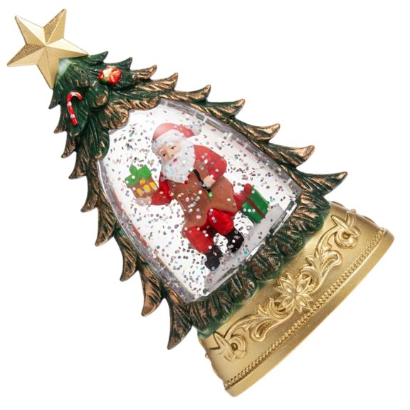 LED Ball Night Lamp Sparkling Snow Scene And Plastic Materials Perfect Holiday Gift