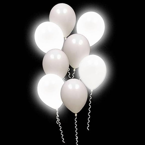 LED Balloons, LED Light Up Balloons Glow in Dark Balloons Luminous Glow Latex Balloons for Birthday Wedding
