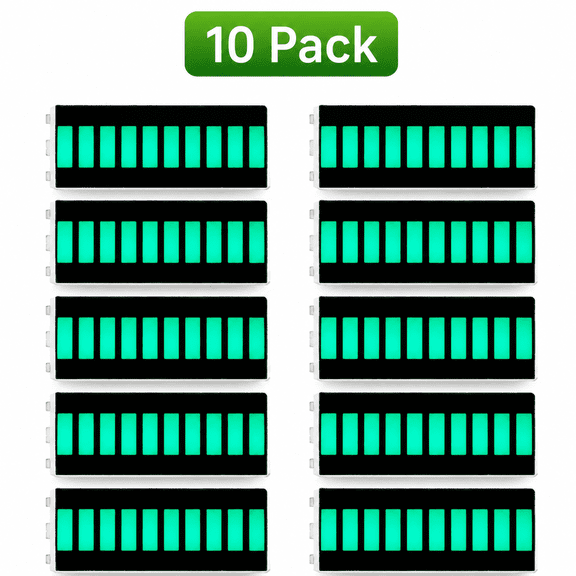 LED Bar Graph Green - Pack of 10