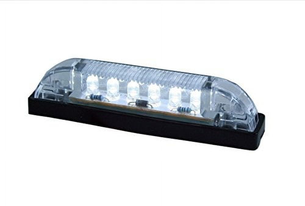 LED Bar Light - Heavy Duty, Marine, RV - Waterproof 12 Volt DC LED Courtesy Convenience lamp, 4" Length