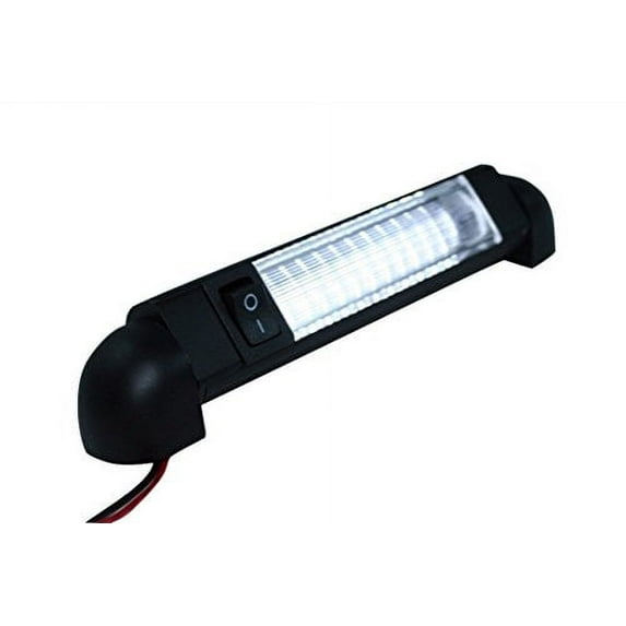 LED Bar Light - Pivoting, Water Resistant 12 Volt DC LED Courtesy Convenience lamp, 6" with on/Off Switch