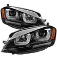 thumbnail image 1 of LED Bar Projector Headlights for 2014-2017 Volkswagen Golf, Clear, 1 of 1