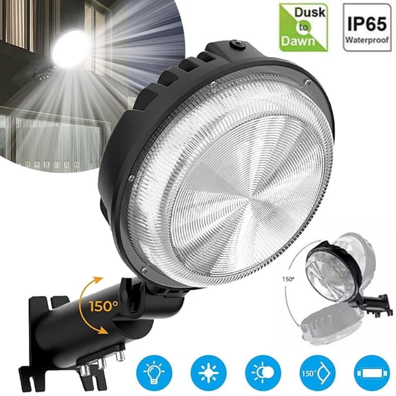 LED Barn Light, 150W 20000LM Dusk to Dawn Yard Area Barn Lights, 6500K Outdoor Daylight Waterproof Security Barn Lights Flood Lights for Farmhouse