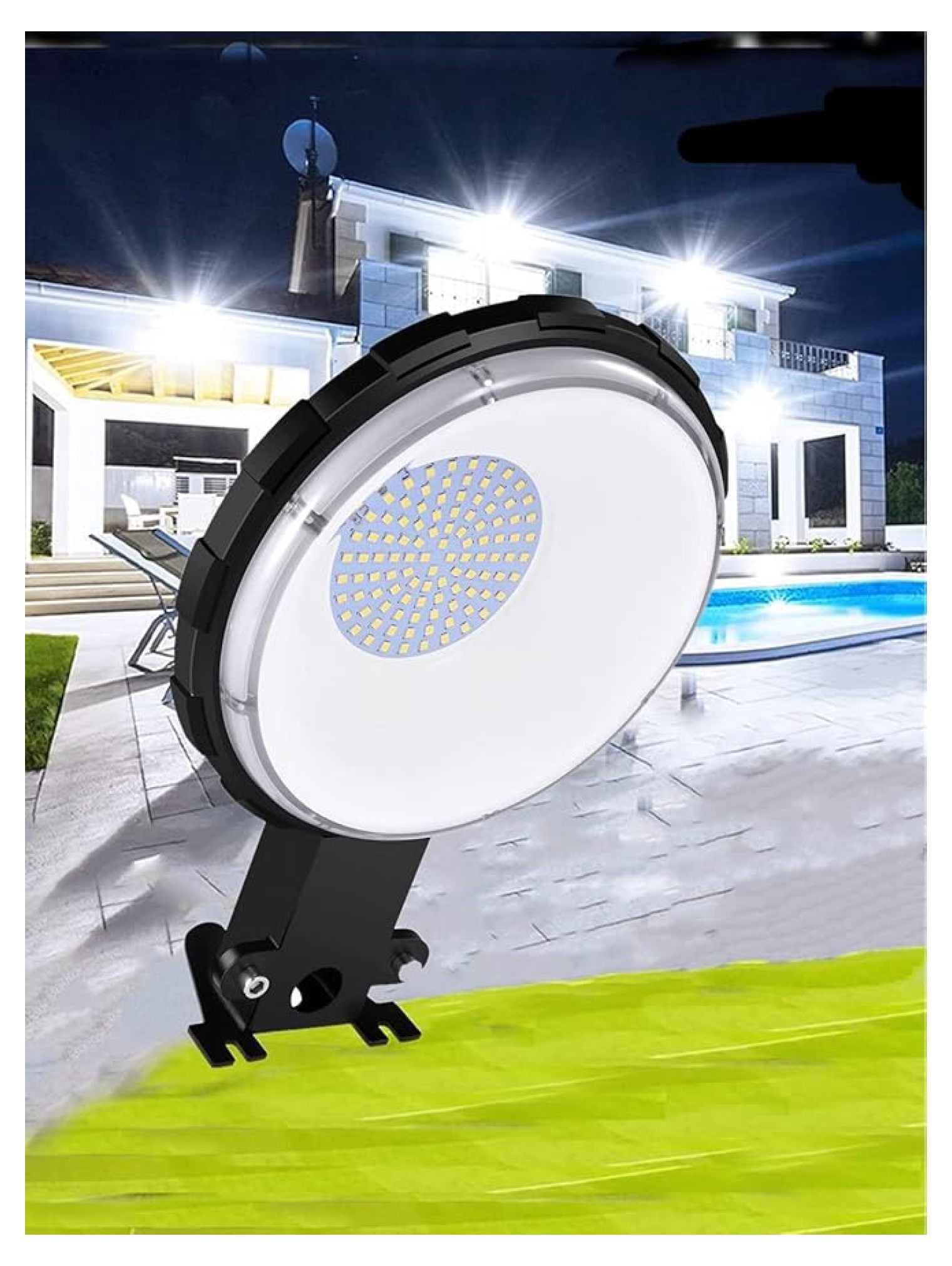 LED Barn Light, Dusk to Outdoor Lighting 100W 10000LM LED Barn Lights, 5000K Daylight Garage Light, Exterior Security Flood Lights, IP65 Waterproof Street Area Lighting for Barns Yard Street