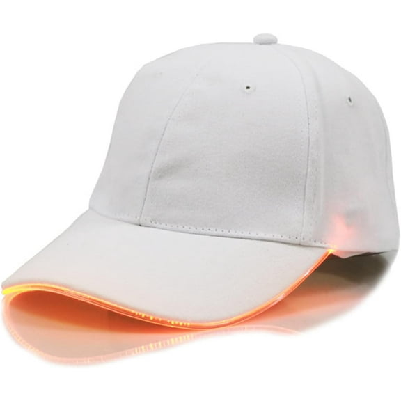 LED Baseball Cap,Festival Hat Party Outfit, Rechargeable Adjustable Unisex Baseball Cap for Festival Club Stage Hip-hop Performance