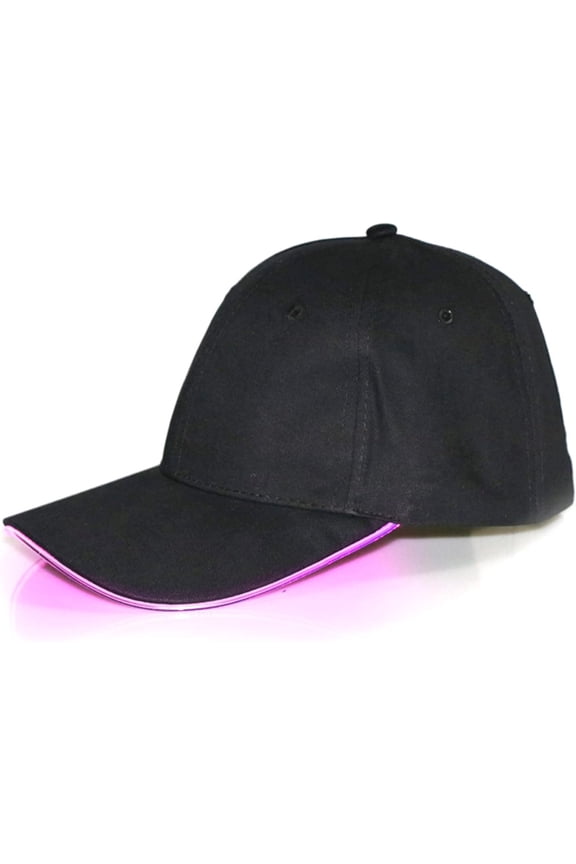 LED Baseball Cap,Festival Hat Party Outfit, Rechargeable Adjustable Unisex Baseball Cap for Festival Club Stage Hip-hop Performance