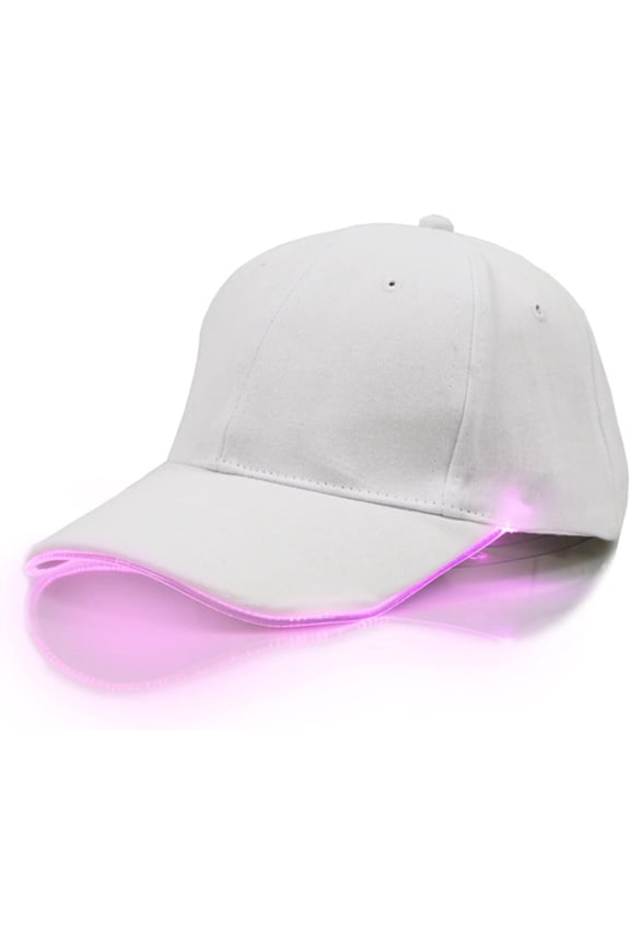 LED Baseball Cap,Festival Hat Party Outfit, Rechargeable Adjustable Unisex Baseball Cap for Festival Club Stage Hip-hop Performance