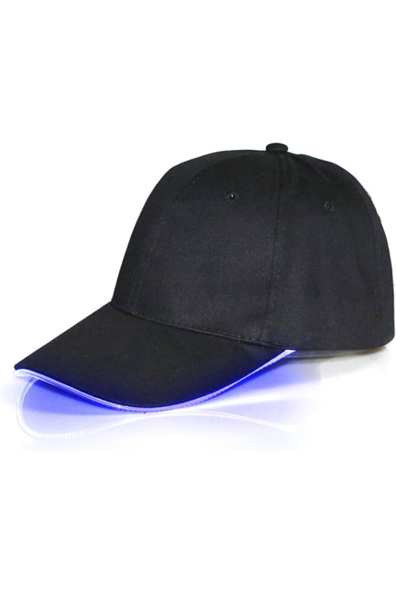 LED Baseball Cap,Festival Hat Party Outfit, Rechargeable Adjustable Unisex Baseball Cap for Festival Club Stage Hip-hop Performance