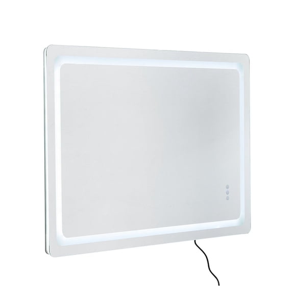 LED Bathroom Mirror 32x48, Frontlit & Backlit Vanity Mirror, Anti-Fog, Dimmable 3 Color Temperatures, Wall Mounted, Stepless Brightness