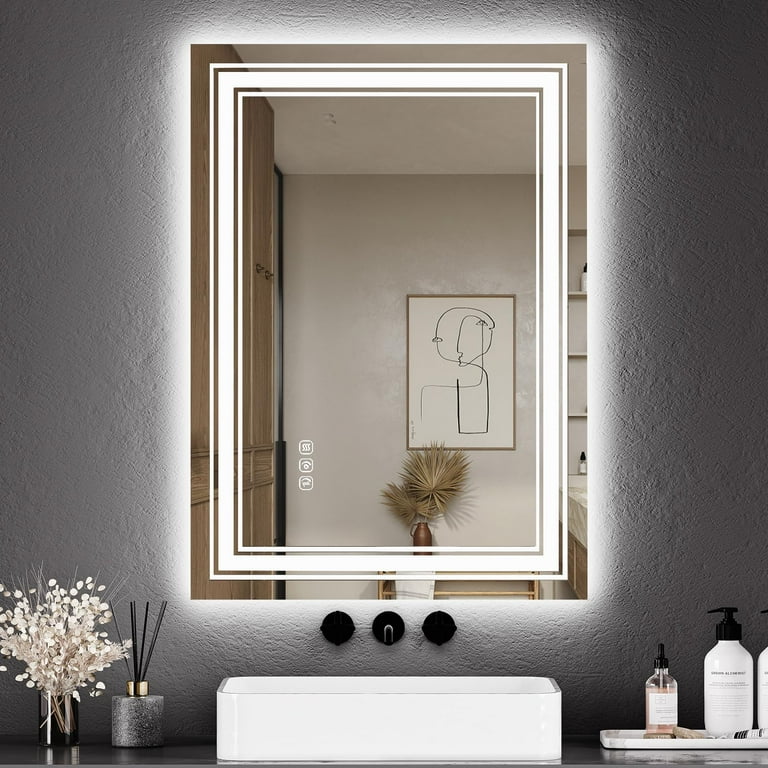 Dimmable backlit mirror deals