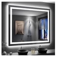thumbnail image 1 of LED Bathroom Mirror with Lights, Anti-Fog, Dimmable, Backlit and Front Lit, Vanity Mirror for Wall, Memory Function, Tempered Glass, Shatter-Proof, ETL Listed, 1 of 7