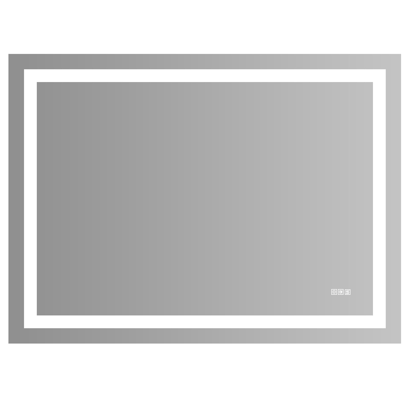 LED Bathroom Mirror With Lights 48 x 36 Inch/60x36 Inch LED Vanity