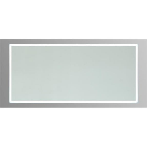 LED Bathroom Mirror with Touch Sensor - 60 x 24 x 1 in.