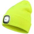 thumbnail image 1 of LED Beanie Hat with Light,Unisex USB Rechargeable Hands Free 4 LED Headlamp Cap for Dad Him Husband, 1 of 9