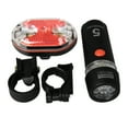 thumbnail image 2 of USB Rechargeable Bike Light Set - Super Bright 1200 Lumen Front Headlight & Taillight, Waterproof With 4 Modes 2 of 12