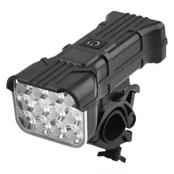 LED Bike Front Light for Night Riding, Multi-LED Bicycle Front Light with Mount for Road Mountain Commuter Bikes
