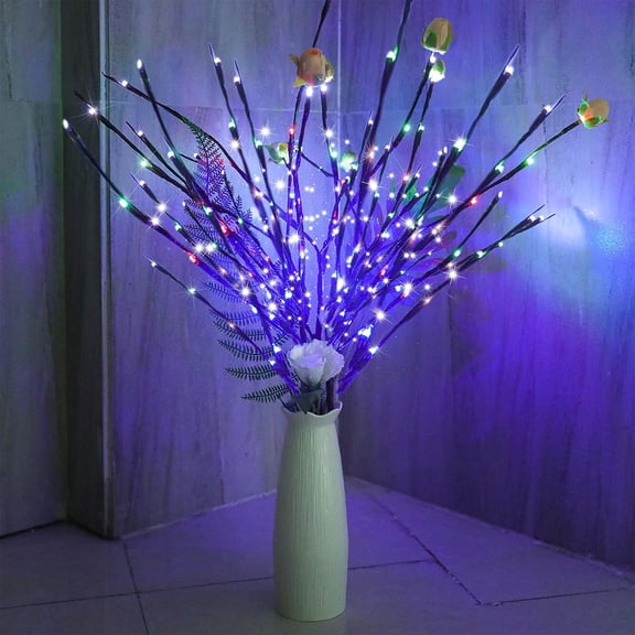 LED Birch Branch Festive Lights Christmas Tree Branch Fairy Garland Light Party Wedding Decoration Twig Dinner Table Lamp