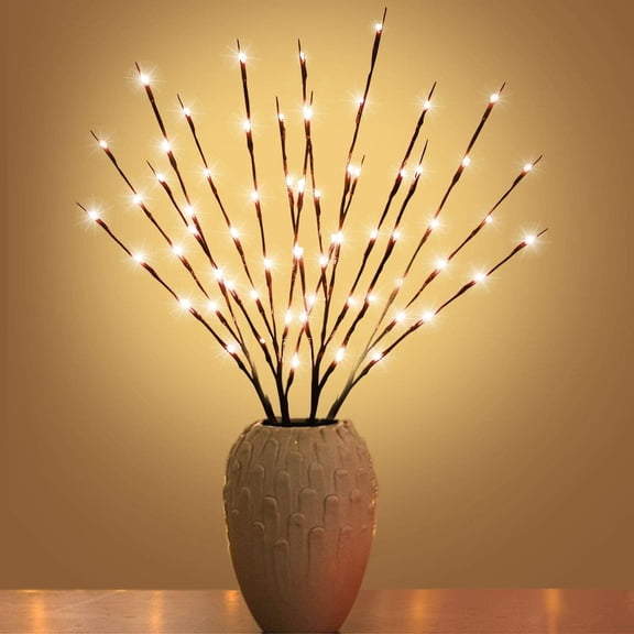 LED Birch Branch Festive Lights Christmas Tree Branch Fairy Garland Light Party Wedding Decoration Twig Dinner Table Lamp