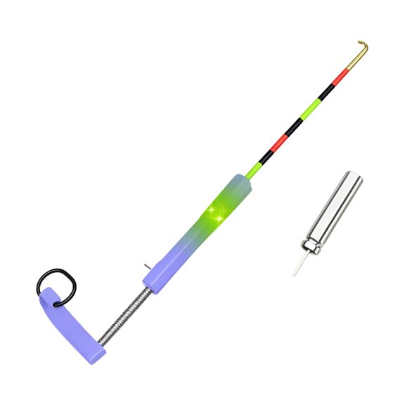 LED Bite Alarm with Smart Sensor for Rod Tip Detection in Freshwater and Saltwater Fishing Blue
