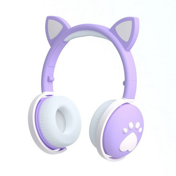 LED Bluetooth 5.0 Cat Headphone w/ Microphon2