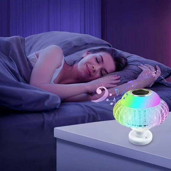LED Bluetooth Light Bulb, Color Changing Light Bulbs, Speaker with Remote Control Light Bulbs, RGB Music Light Bulb with App, for Party, Home, Christmas Decorations
