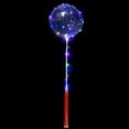 LED BoBo Balloon Kit 3 Levels Flashing Handle Bubble Balloon And Stick