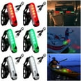 thumbnail image 1 of LED Boat Navigation Light Rechargeable Navigation Signal Light 4 Modes Boat bike, 1 of 8