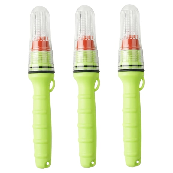 LED Boat Safety Lights 3 Pack with Light Sensor, Marine Signal Flares for Boats Outdoor