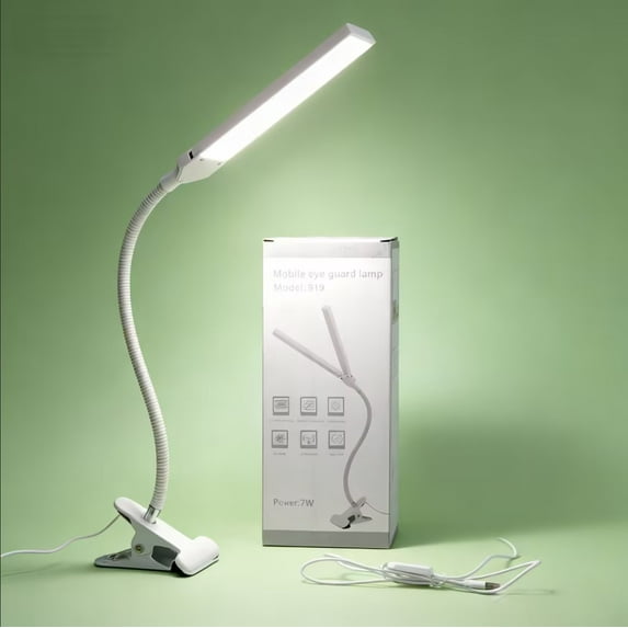 LED Book Light for Reading in Bed | 32 LED Dual Head Desk Lamp with 180° Adjustable Gooseneck | 3 Lighting Modes & Clip-On Design | Perfect for Students & Night Readers