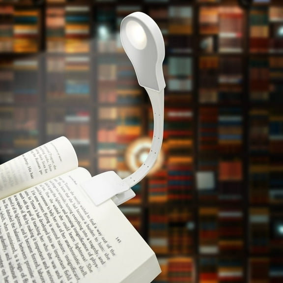 LED Book Light for Reading 3 Color Temperatures & Dimmable 360° Gooseneck USB Rechargeable Clip-On Light Portable Reading Lamp for s & Book Lovers