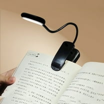 LED Book Light for Reading, Flexible Clip on Reading Light with USB Charging, Portable Night Light for Working Travel Reading in Bed