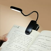 LED Book Light for Reading, Flexible Clip on Reading Light with USB Charging, Portable Night Light for Working Travel Reading in Bed