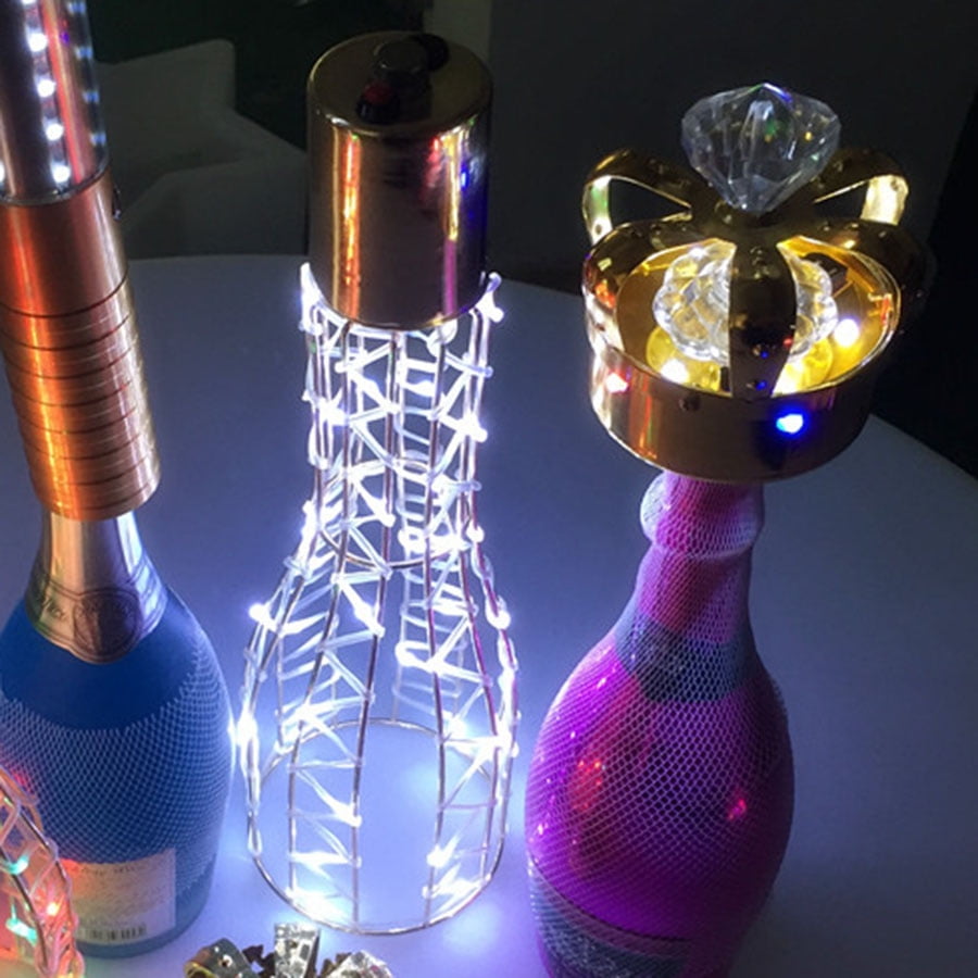LED Bottle Presenter Light Metal LED Strobe Baton Flashing Champagne ...