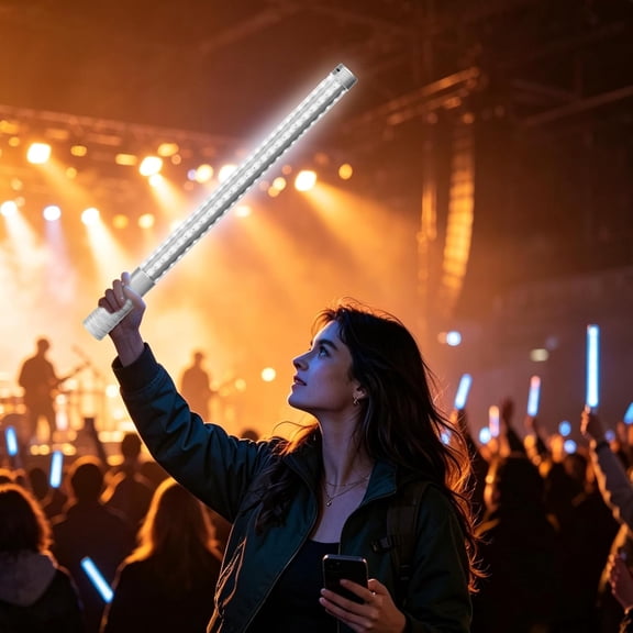 LED Bottle Service Light Stick, 60CM High Brightness Rechargeable Portable Aluminum Lights 2PCS Wand Bar VIP Bottle Service,for Nightclubs,Parties, Events and Outdoor Adventurese