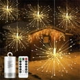 thumbnail image 1 of LED Bouquet String Lights 175 LED Fairy Lights Waterproof Remote Control 8 Modes Decorative Lights Easy Hanging Lights for Bedroom Wedding Party Patio Garden Decor, 1 of 6
