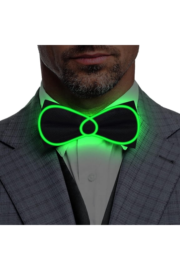 LED Bow Tie Light Up Bow Tie LED Bow Tie Adjustable Light Up Bow Tie, Novelty Bow Tie Party Glowing LED Tie