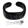 thumbnail image 1 of Rewera LED Bracelet Bluetooth Programmable Light up Wristband for Night Running/Cycling/Dance, 1 of 8