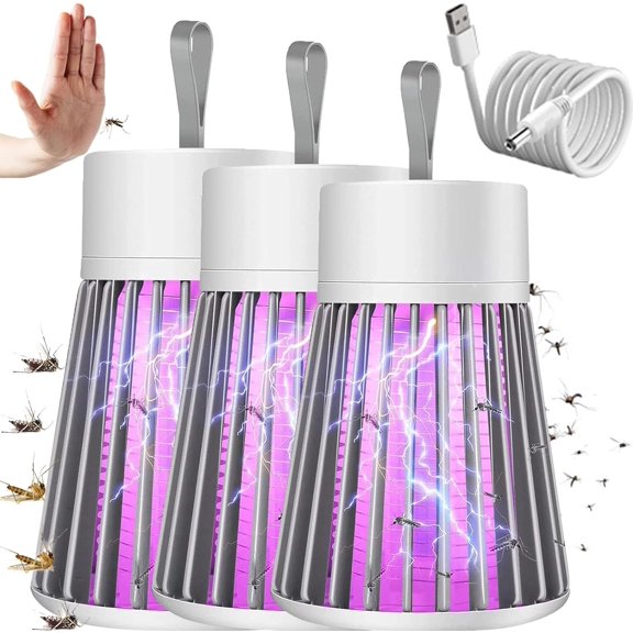 LED Bug Zapper 2.0-2024 Summer New Portable Zapper, USB Charing and Low Noise, Suitable for Indoor Home Garden Camping Picnic
