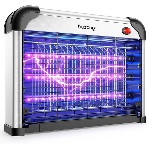 LED Bug Zapper Indoor, 3800V High-Voltage, 3 LED Bulbs Up to 50,000 Hours, Electric Mosquito Zapper, Fly Trap Mosquito Trap, Fly Killer Fly Zapper -MA009