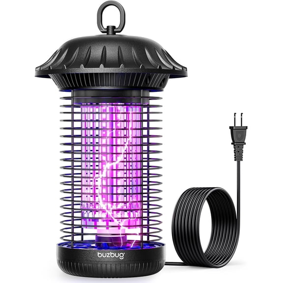 LED Bug Zapper Indoor Outdoor, Up to 50,000 Hours Lifespan Lamps, 6.5 ft Power Cord, High-Voltage, Mosquito Zapper, Fly Trap Mosquito Trap, Fly Killer Fly Zapper -MO008C